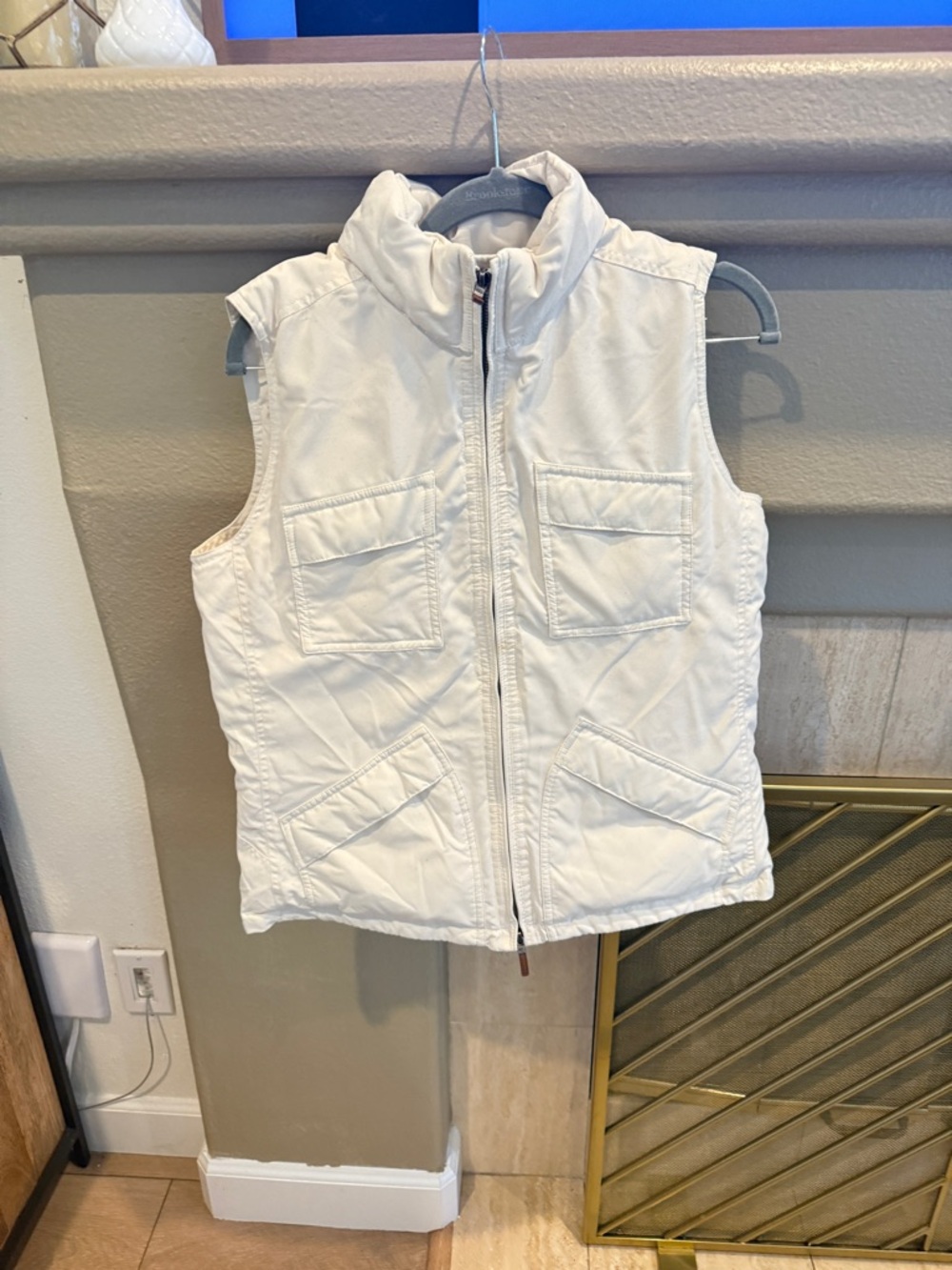 Ralph Lauren Ivory Down Vest size M